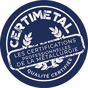 Macaron-CERTIMETAL logo habilitation formation soudure certimetal